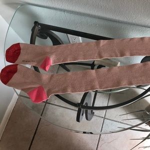 Kate Spade Sparkle Over the Knee Socks